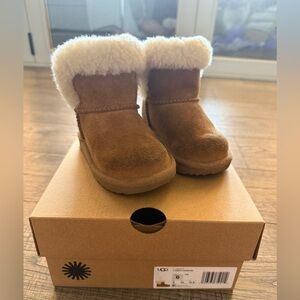 UGG Tan Shearling Lined Boots